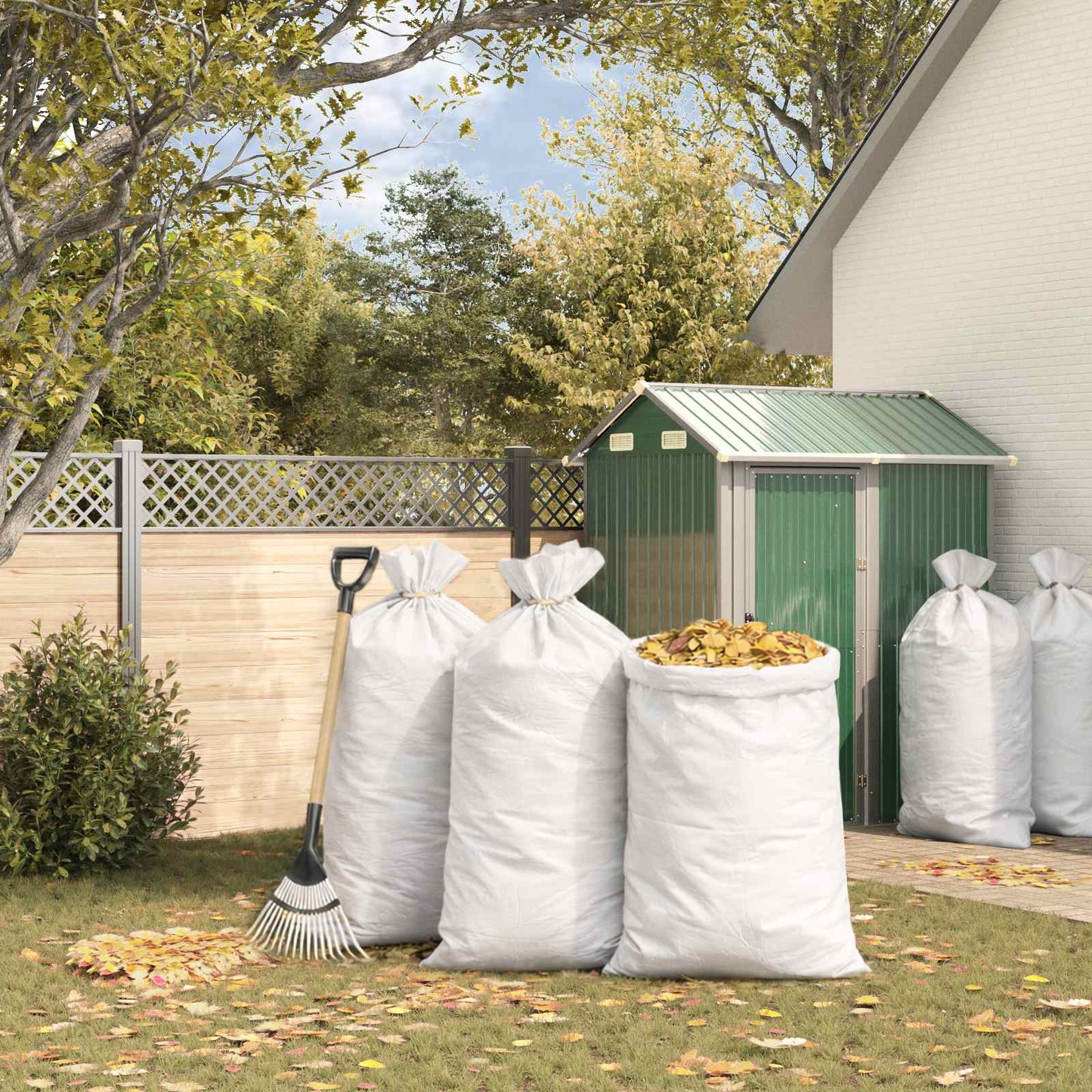 vidaXL Woven Sacks 50 pcs White 80 x 125 cm PP 1