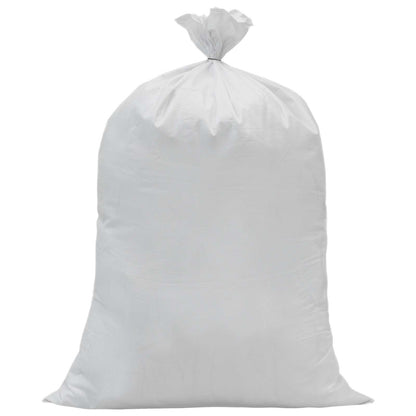 vidaXL Woven Sacks 50 pcs White 80 x 125 cm PP 5