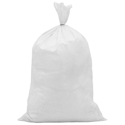 vidaXL Woven Sacks 100 pcs White 60 x 110 cm PP 6