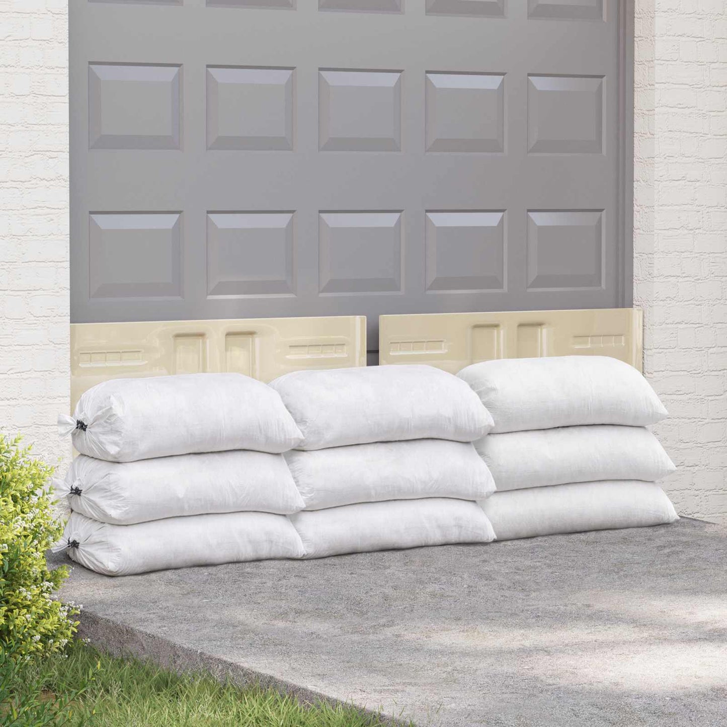 vidaXL Woven Sacks 250 pcs White 30 x 45 cm PP 1