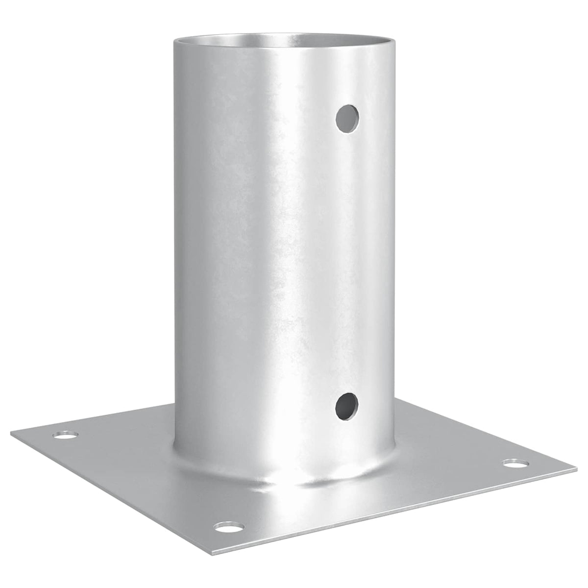 Round Ground Anchor 15 x 15 x 15 cm Metal Silver Ø 81 mm