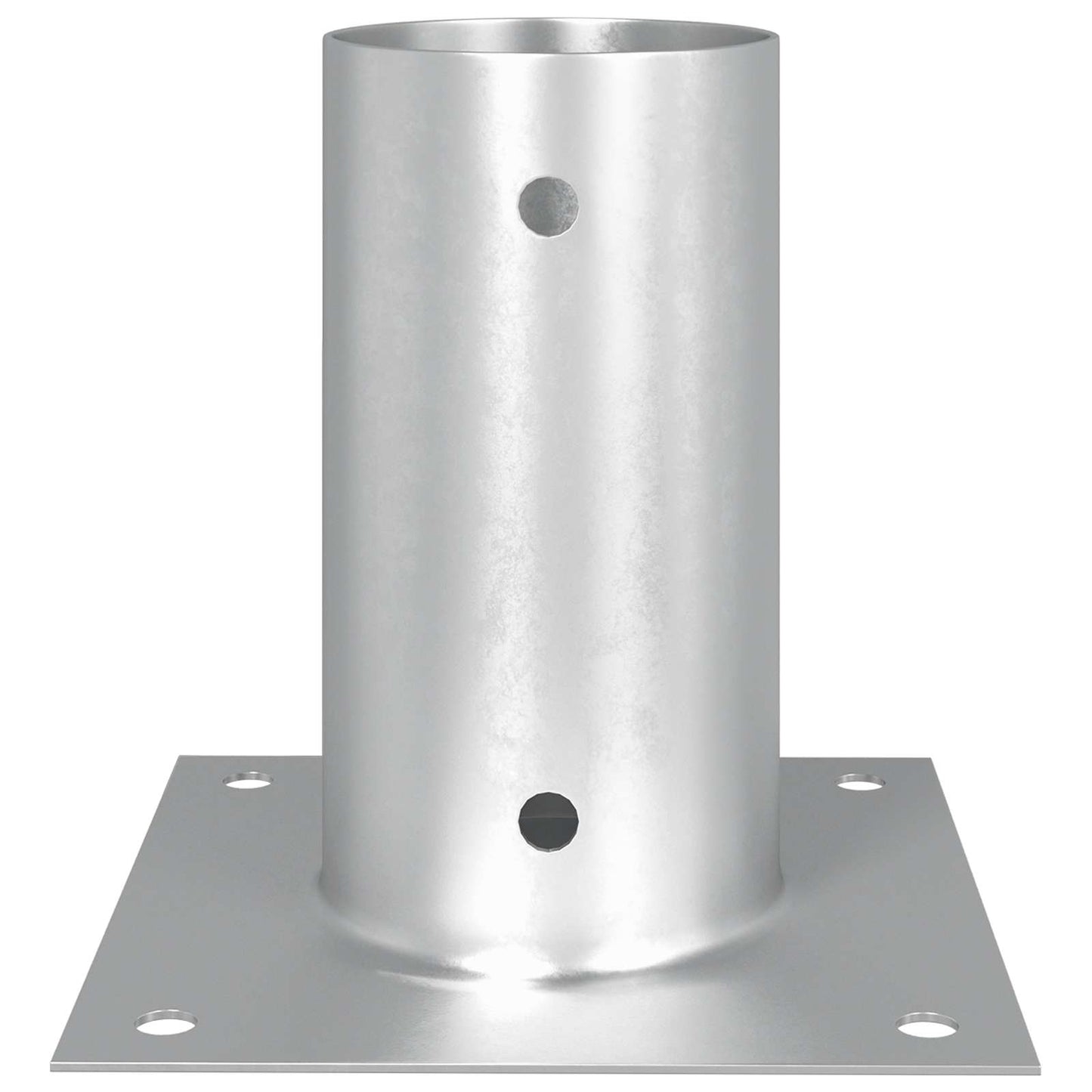 vidaXL Round Ground Anchor 12 pcs Silver 15 x 15 x 15 cm Metal 5