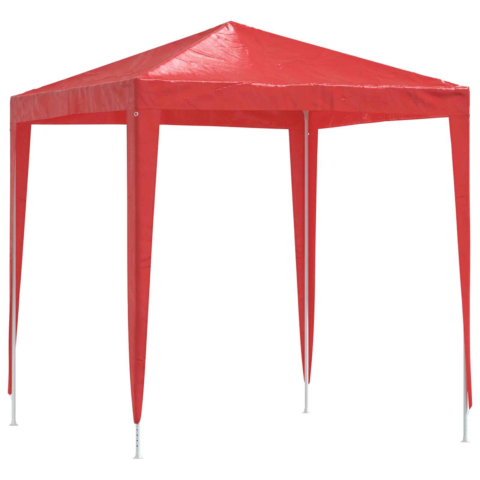 vidaXL Party Tent 200 x 200 x 240 cm Red PE and Steel 2