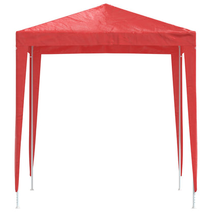 vidaXL Party Tent 200 x 200 x 240 cm Red PE and Steel 3
