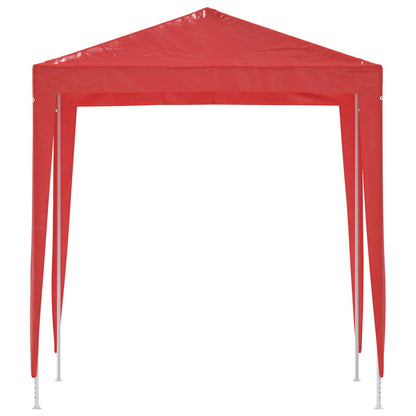 vidaXL Party Tent 200 x 200 x 240 cm Red PE and Steel 4