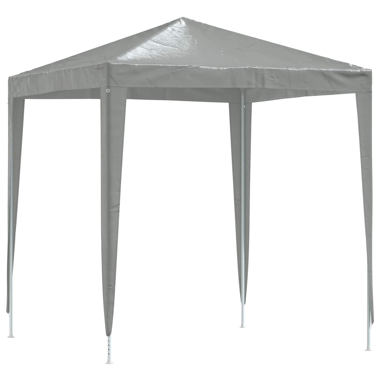 vidaXL Party Tent 200 x 200 x 240 cm Light Grey PE and Steel 2