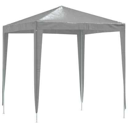 vidaXL Party Tent 200 x 200 x 240 cm Light Grey PE and Steel 2