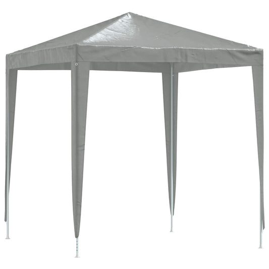 vidaXL Party Tent 200 x 200 x 240 cm Light Grey PE and Steel 2