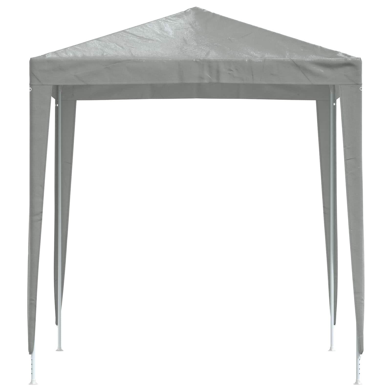 vidaXL Party Tent 200 x 200 x 240 cm Light Grey PE and Steel 3
