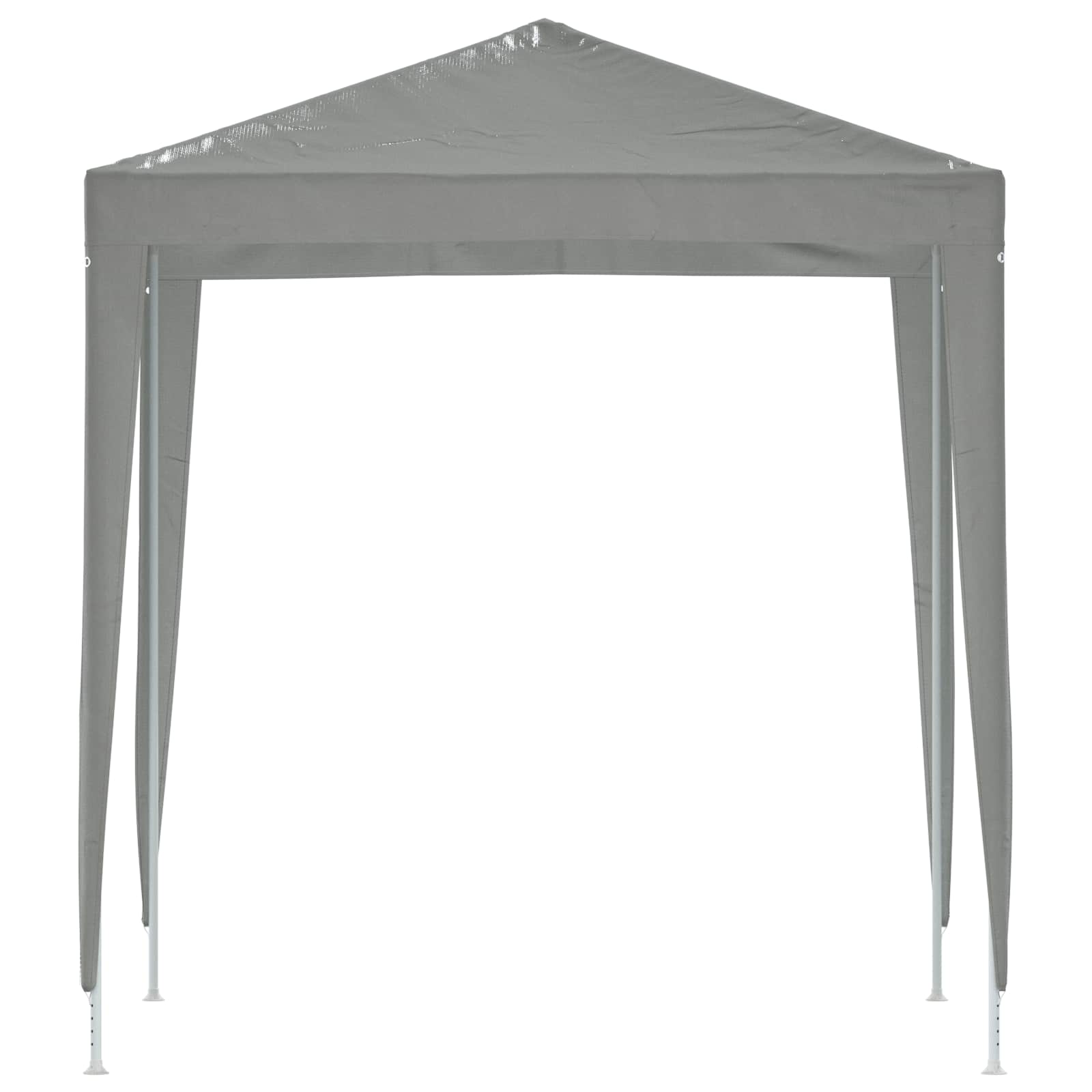 vidaXL Party Tent 200 x 200 x 240 cm Light Grey PE and Steel 4