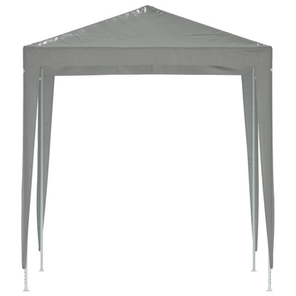 vidaXL Party Tent 200 x 200 x 240 cm Light Grey PE and Steel 4