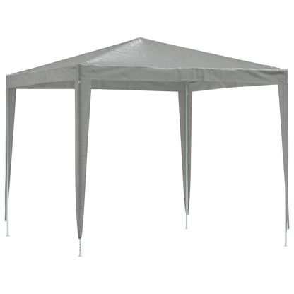 vidaXL Party Tent 250 x 250 x 240 cm Light Grey PE and Steel 2