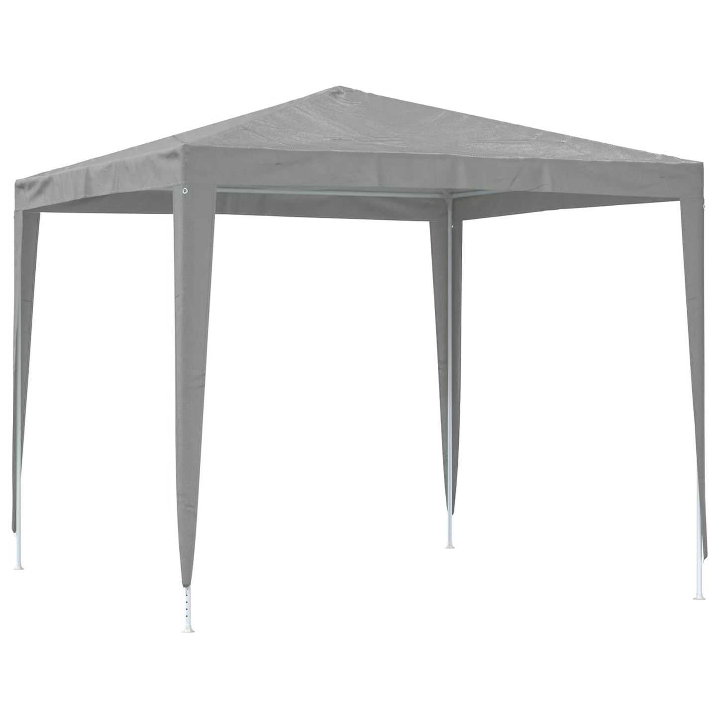 vidaXL Party Tent 250 x 250 x 240 cm Light Grey PE and Steel 5