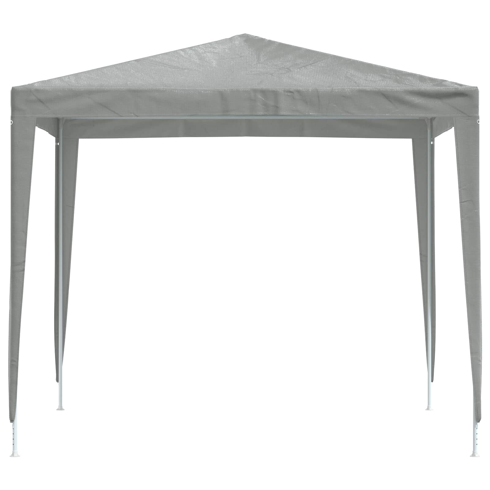 vidaXL Party Tent 250 x 250 x 240 cm Light Grey PE and Steel 3