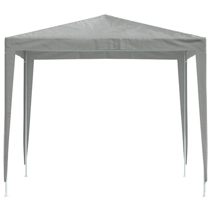 vidaXL Party Tent 250 x 250 x 240 cm Light Grey PE and Steel 3