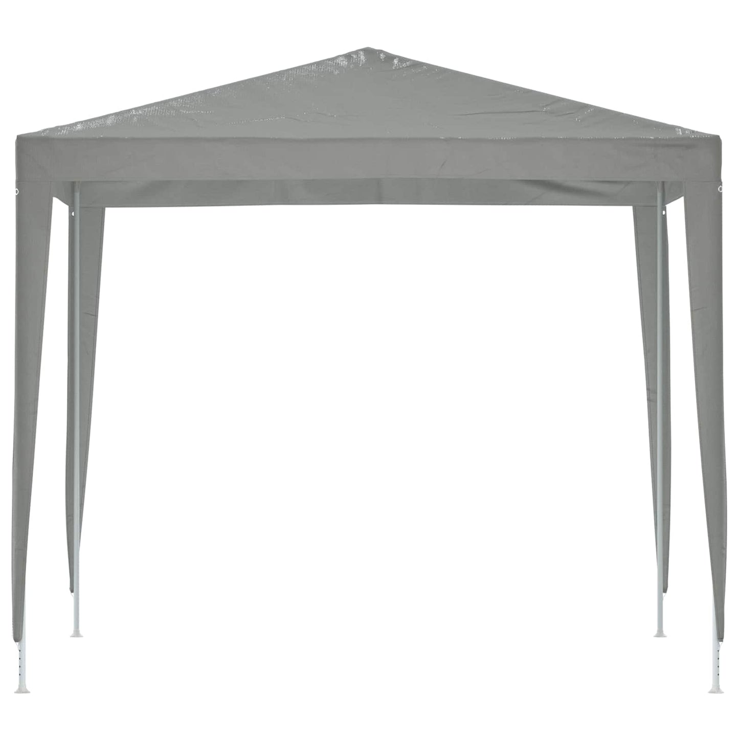 vidaXL Party Tent 250 x 250 x 240 cm Light Grey PE and Steel 4
