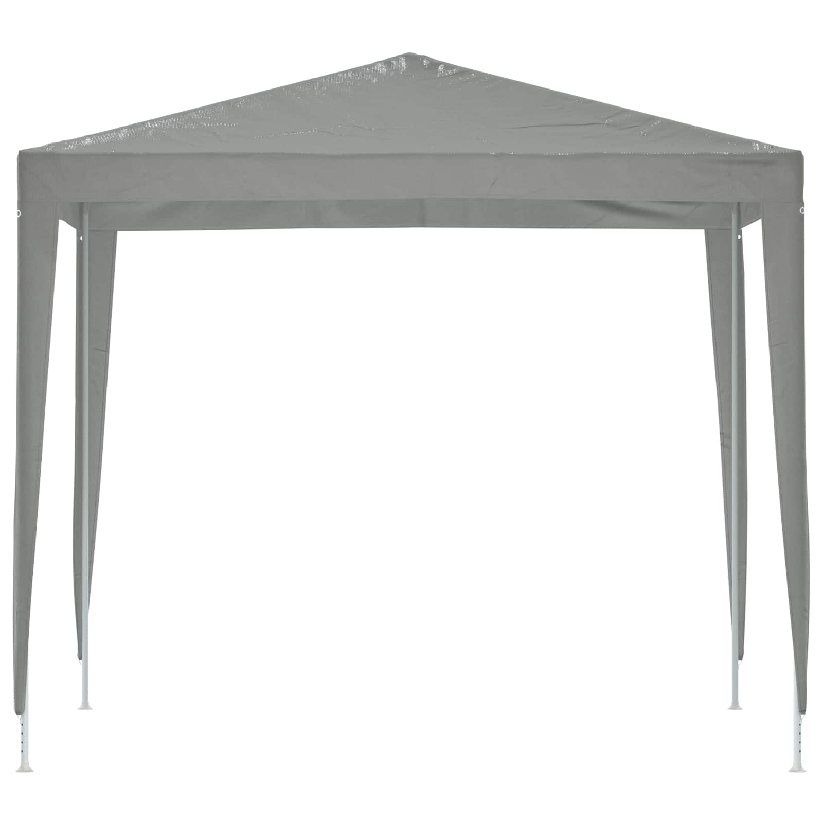 vidaXL Party Tent 250 x 250 x 240 cm Light Grey PE and Steel 4