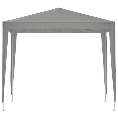 vidaXL Party Tent 250 x 250 x 240 cm Light Grey PE and Steel 4