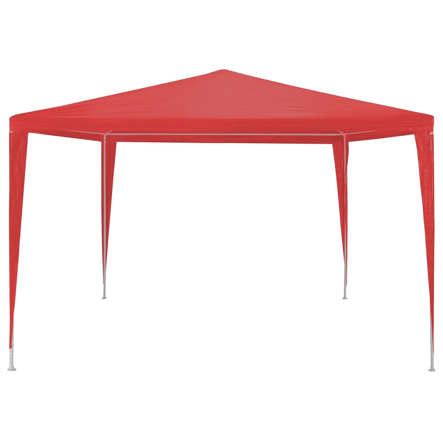 vidaXL Party Tent Red 300 x 300 x 255 cm PE and Steel 2