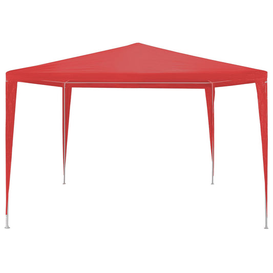 vidaXL Party Tent Red 300 x 300 x 255 cm PE and Steel 2