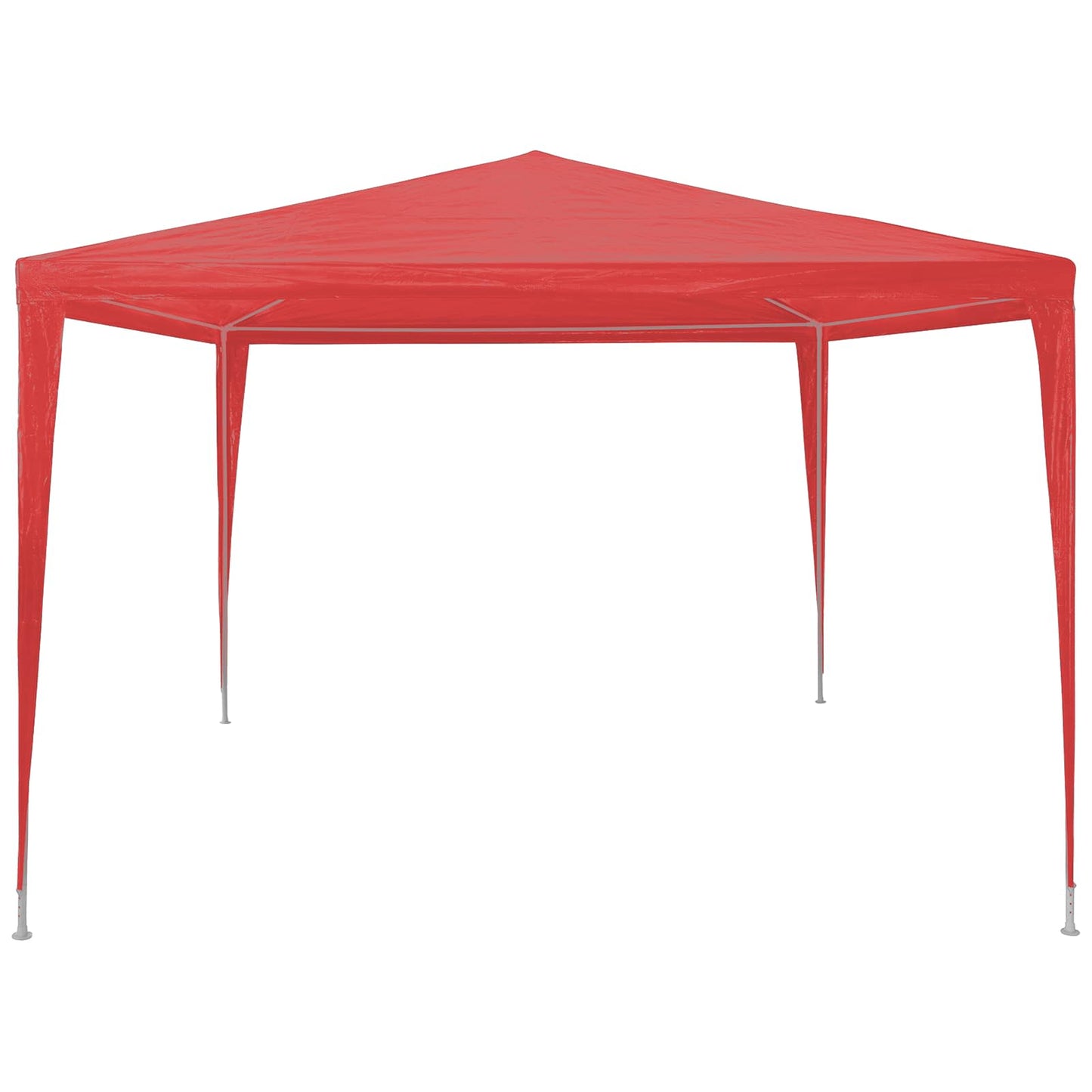 vidaXL Party Tent Red 300 x 300 x 255 cm PE and Steel 3