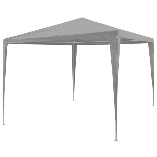 vidaXL Party Tent Light Grey 300 x 300 x 255 cm PE and Steel 1