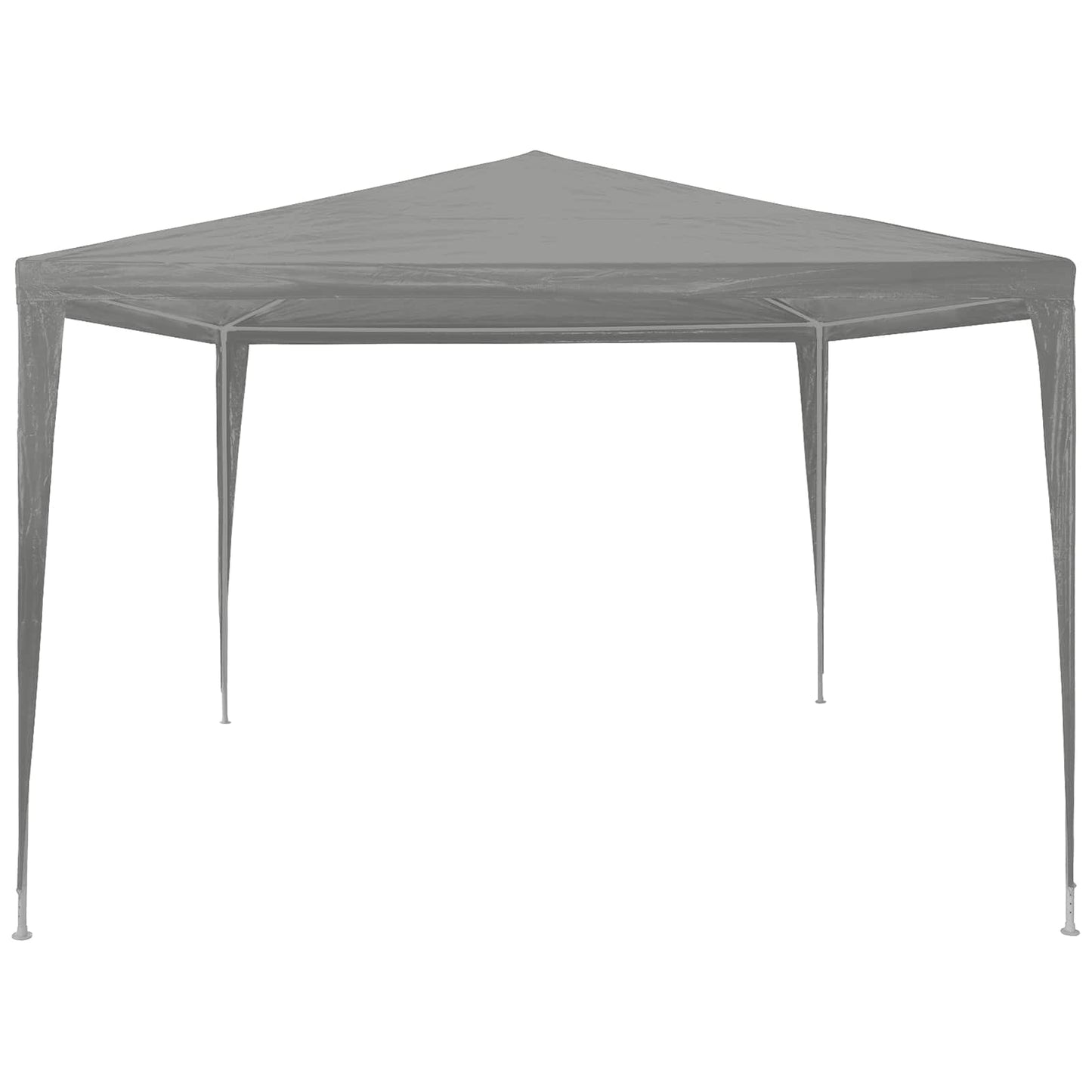 vidaXL Party Tent Light Grey 300 x 300 x 255 cm PE and Steel 3