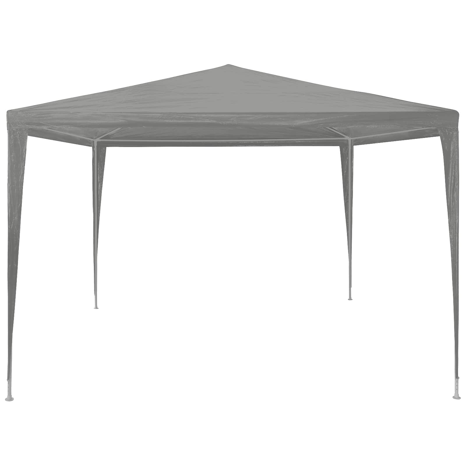 vidaXL Party Tent Light Grey 300 x 300 x 255 cm PE and Steel 3