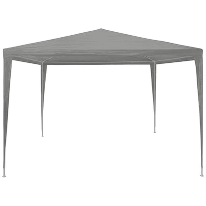 vidaXL Party Tent Light Grey 300 x 300 x 255 cm PE and Steel 3
