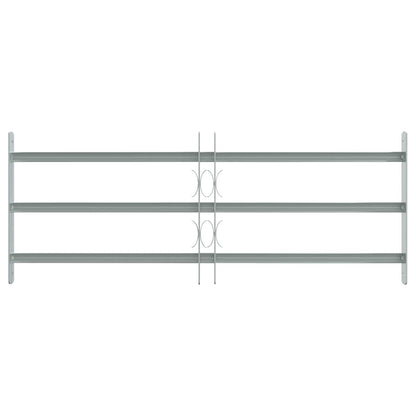 vidaXL Security Grille for Windows with 3 Crossbars 3 pcs 630-1140 mm 3