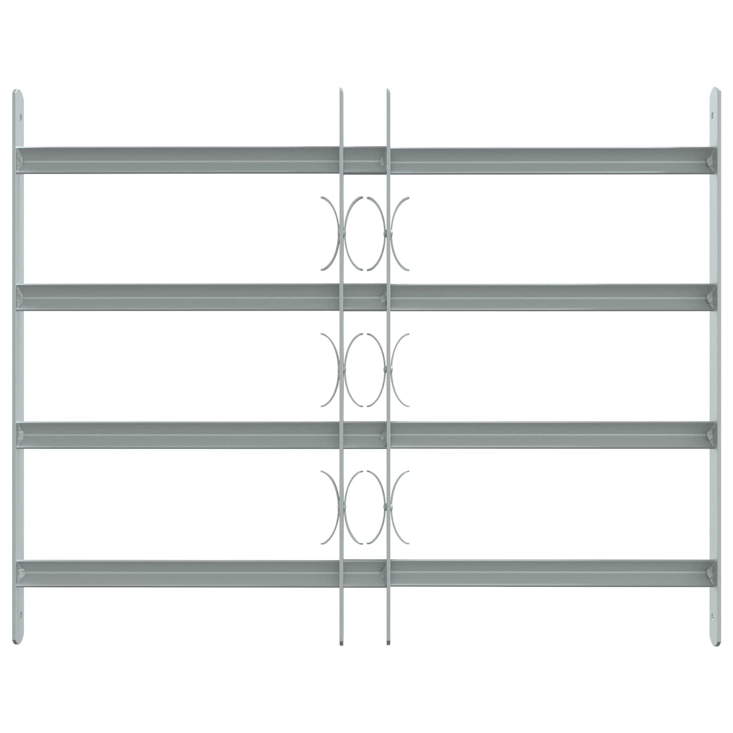 vidaXL Security Grille for Windows with 4 Crossbars 3 pcs 430-740 mm 3