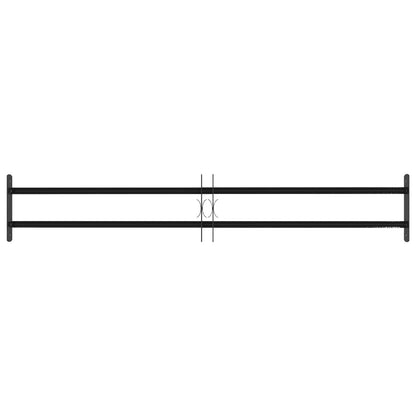 vidaXL Security Grille for Windows with 2 Crossbars 3 pcs 93-174 cm 3