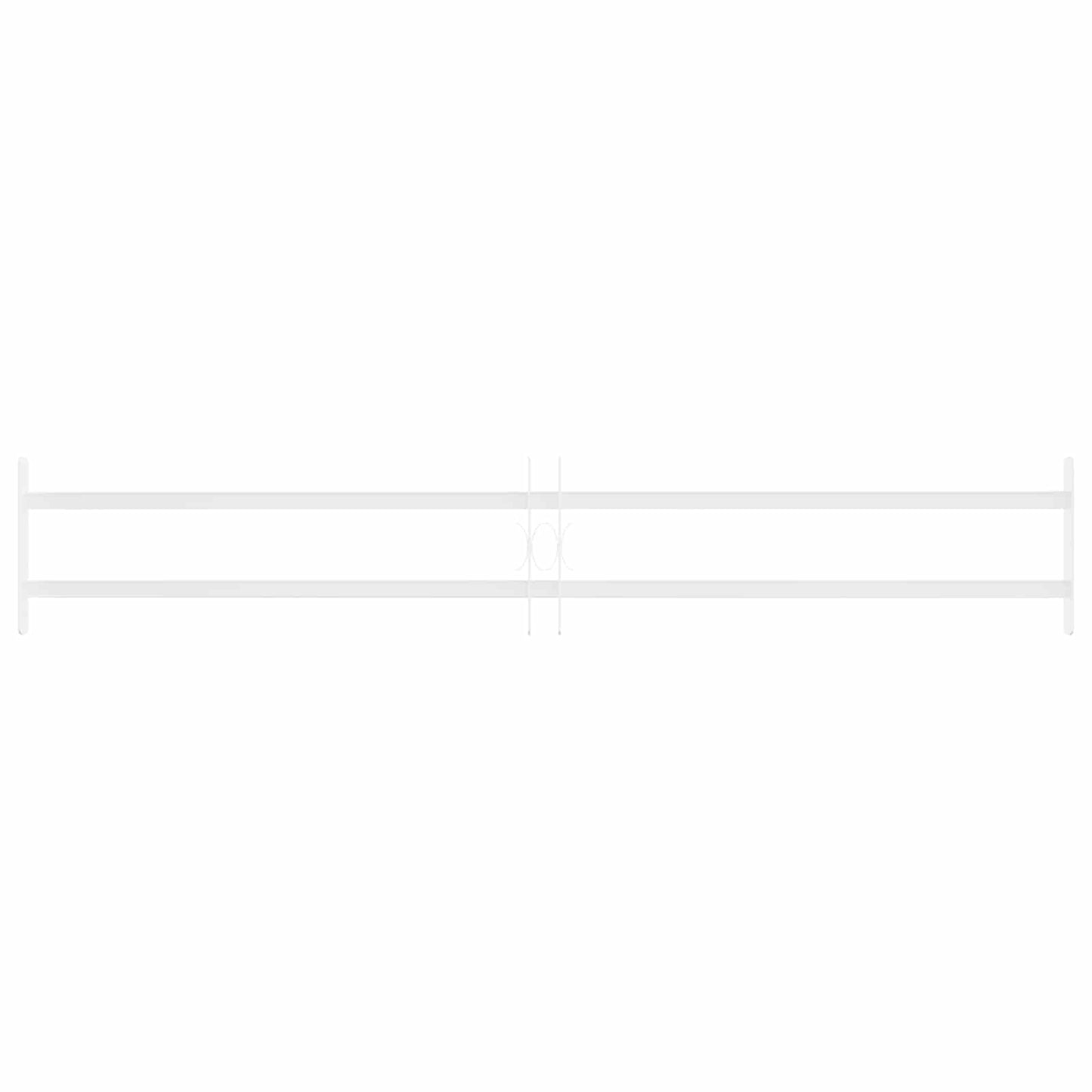 vidaXL Security Grille for Windows with 2 Crossbars 3 pcs 93-174 cm 3