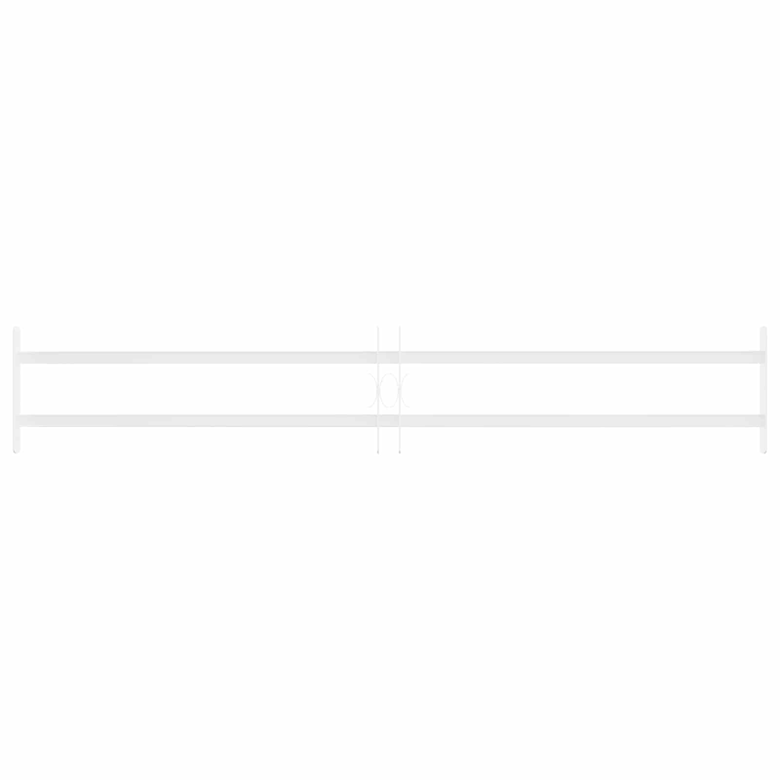 vidaXL Security Grille for Windows with 2 Crossbars 3 pcs 93-174 cm 3