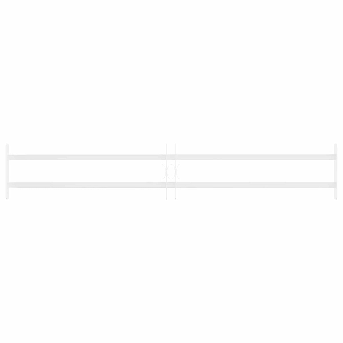 Security Grille for Windows 93-174 cm 2 crossbars 3
