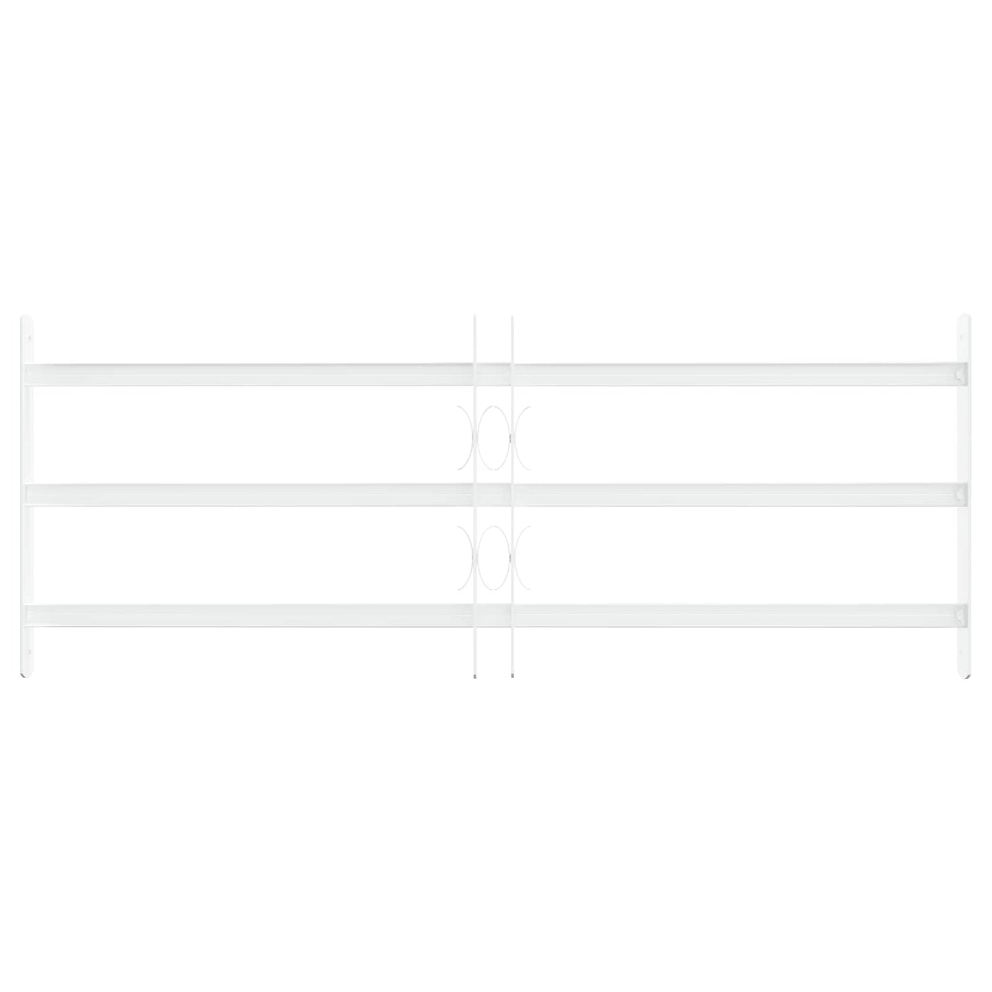 vidaXL Security Grille for Windows with 3 Crossbars 3 pcs 63-114 cm 3