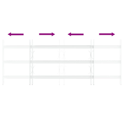 vidaXL Security Grille for Windows with 3 Crossbars 3 pcs 63-114 cm 6