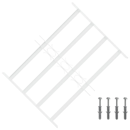 vidaXL Security Grille for Windows with 4 Crossbars 3 pcs 43-74 cm 1