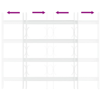 vidaXL Security Grille for Windows with 4 Crossbars 3 pcs 43-74 cm 6