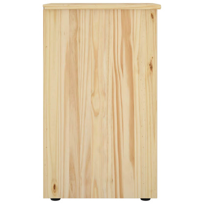 vidaXL Cabinet 34 x 39 x 61.5 cm Solid Pine Wood Brown 5