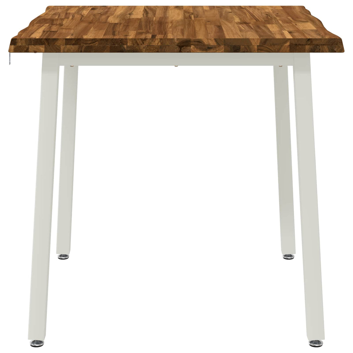 vidaXL Live Edge Dining Table 60 x 55 x 75 cm Solid Acacia Wood 3