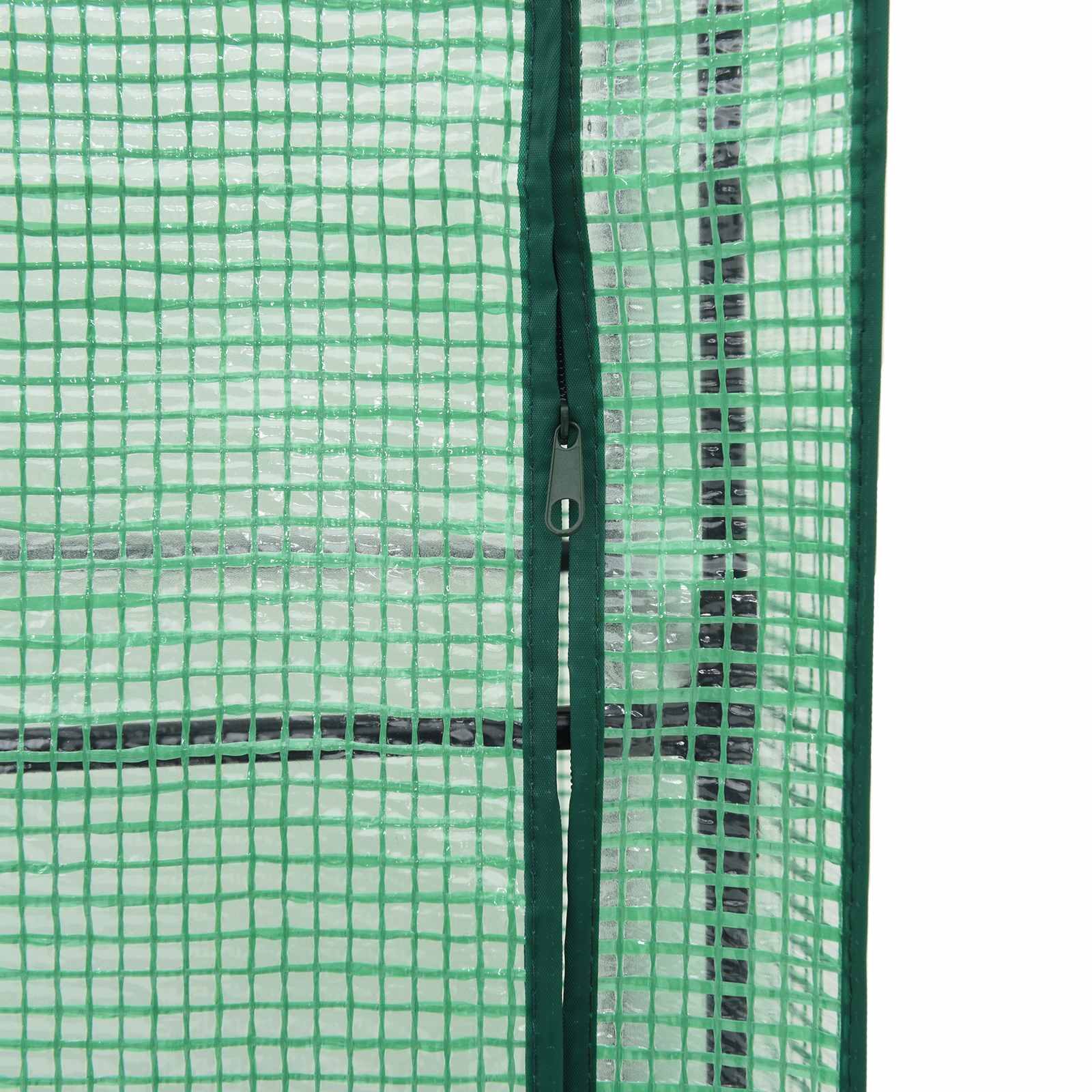vidaXL Garden Planter with Greenhouse Cover&Wheels 2 pcs Blue Grey PP 6