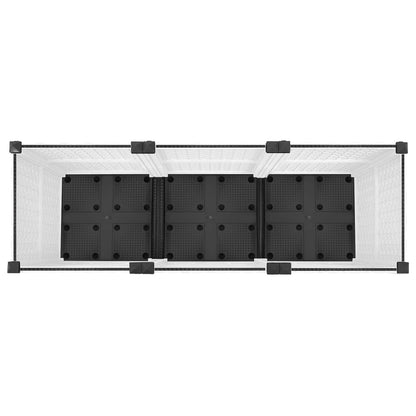 vidaXL Garden Planter with Wheels White 120 x 40 x 48 cm PP 5