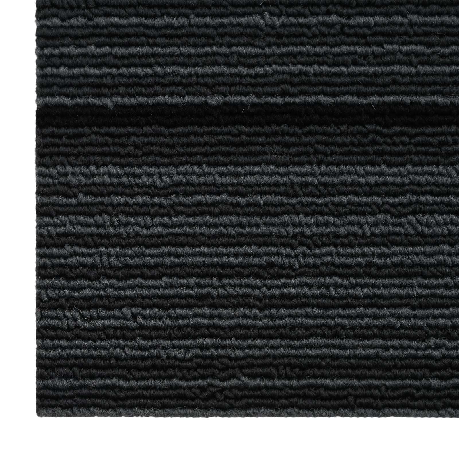 vidaXL Carpet Tile Striped Light Grey 50 x 50 cm 20 pcs PP and Bitumen 6