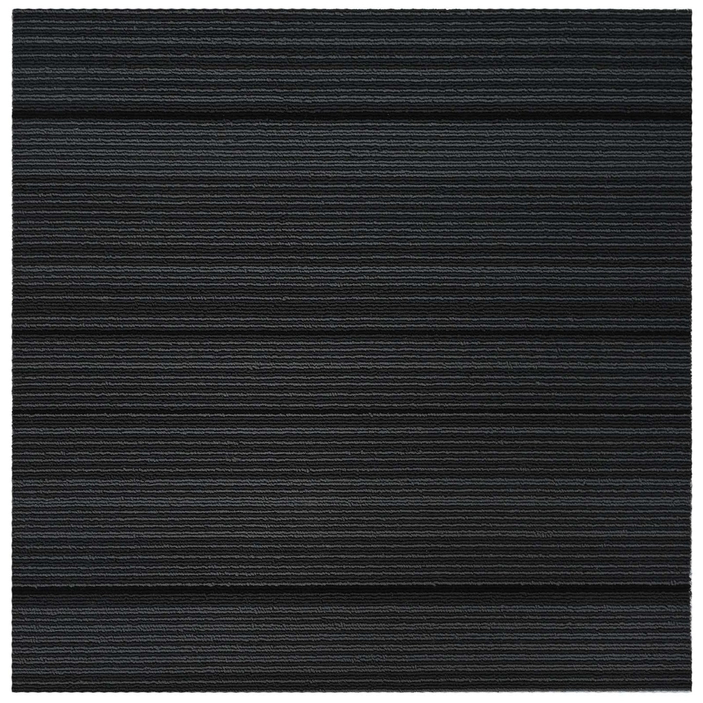 vidaXL Carpet Tile Striped Light Grey 50 x 50 cm 20 pcs PP and Bitumen 5