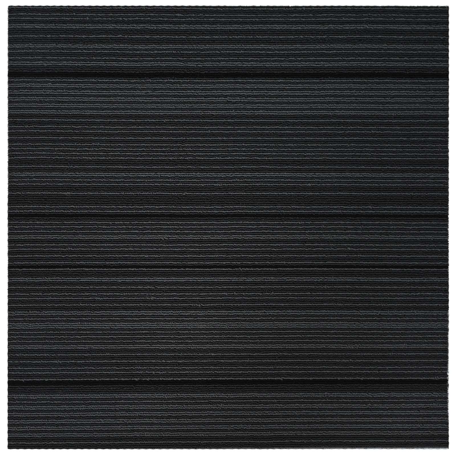 vidaXL Carpet Tile Striped Light Grey 50 x 50 cm 20 pcs PP and Bitumen 5