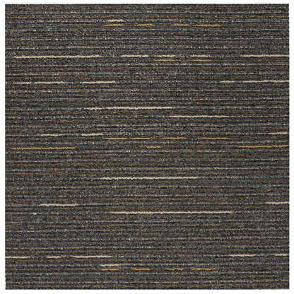 vidaXL Carpet Tile Striped Light Brown 50 x 50 cm 20 pcs 5