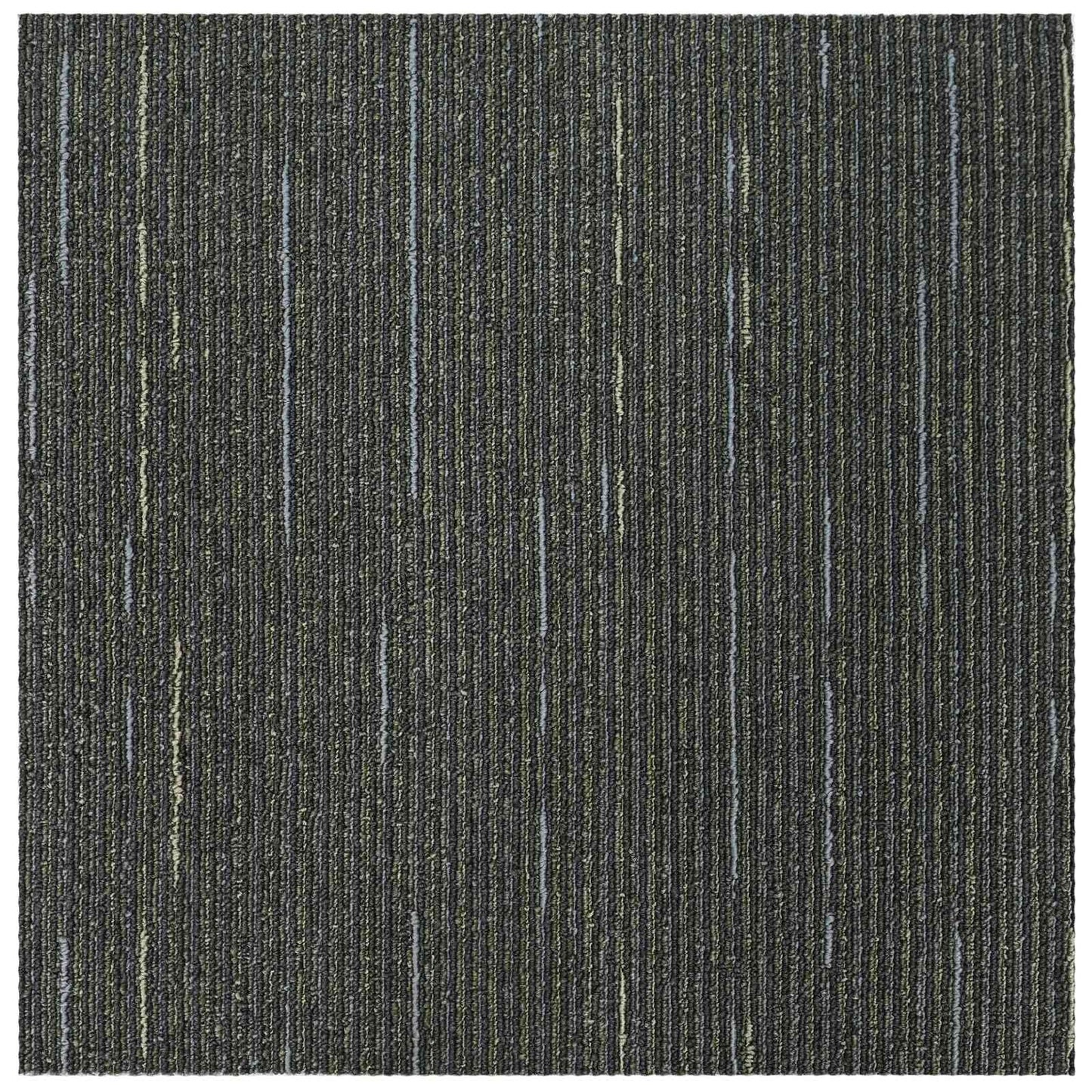 vidaXL Carpet Tile Striped Light Green 50 x 50 cm 20 pcs 5