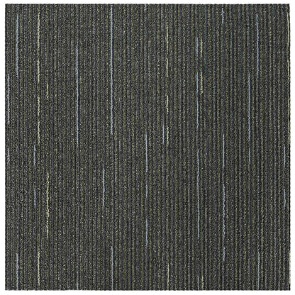 vidaXL Carpet Tile Striped Light Green 50 x 50 cm 20 pcs 5