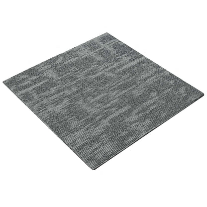 vidaXL Carpet Tile Rock Grey 50 x 50 cm 20 pcs PP and Bitumen 2